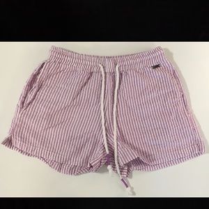 Purple & White Beach By Exist Shorts